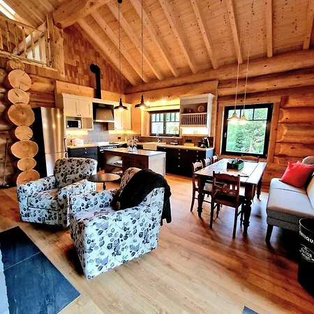 Feriehus Eveningwood - Dtv 5 Sterne Luxus Huettenparadies, Blockhaus Heimbuchenthal