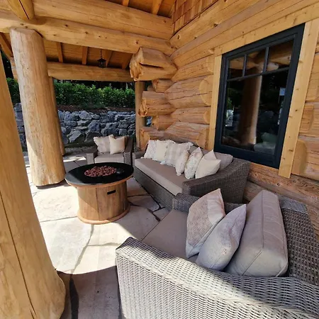 Eveningwood - Dtv 5 Sterne Luxus Huettenparadies, Blockhaus Heimbuchenthal