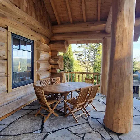 Ferienhaus Eveningwood - Dtv 5 Sterne Luxus Hüttenparadies, Blockhaus