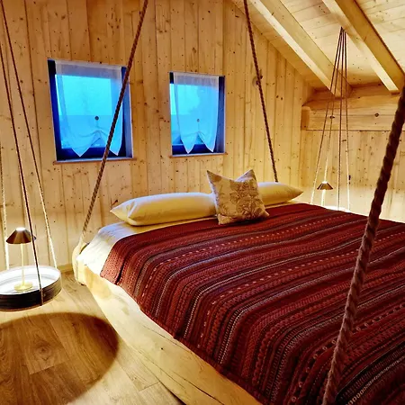Eveningwood - Dtv 5 Sterne Luxus Hüttenparadies, Blockhaus Ferienhaus *