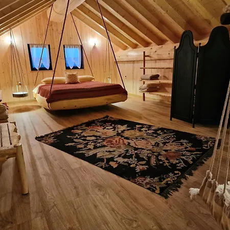 Eveningwood - Dtv 5 Sterne Luxus Hüttenparadies, Blockhaus Ferienhaus Heimbuchenthal