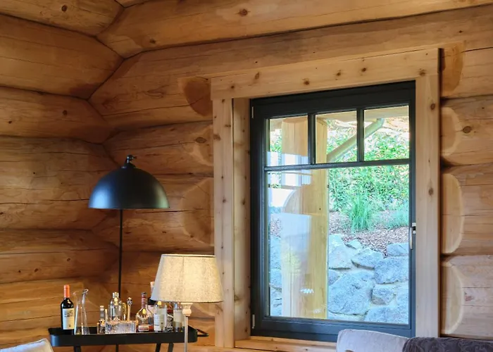 Ferienhaus Eveningwood - Dtv 5 Sterne Luxus Hüttenparadies, Blockhaus